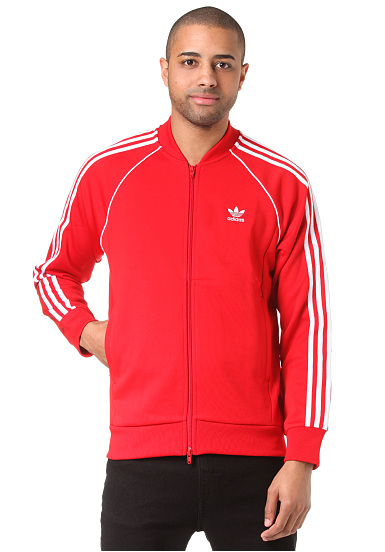 adidas veste rouge